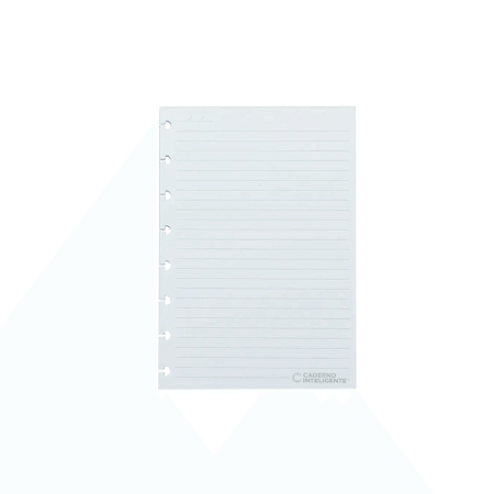 Refil Caderno Inteligente A5 Pautado 90gr