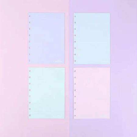Refil Caderno Inteligente A5 Candy Colors Linha Branca