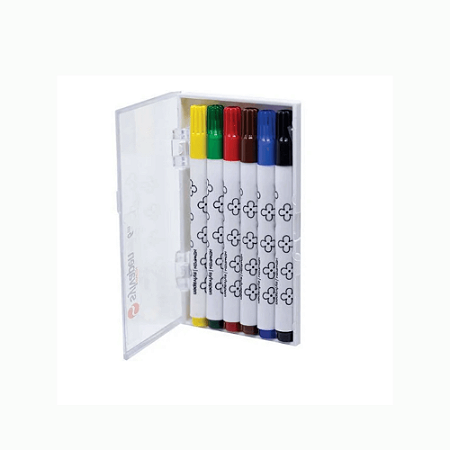 Canetinha Sylvapen Kit com 6 Cores Newpen