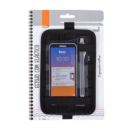 Estojo Nylon Multi Elástico Preto Brw