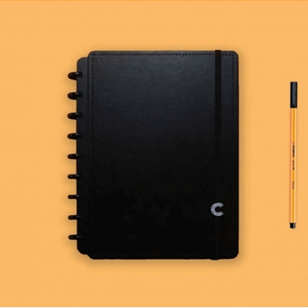 Caderno Inteligente Médio Basic Black