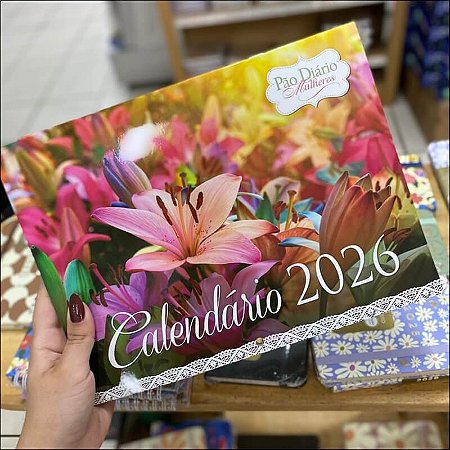 Calendário de Parede 2026 Mulheres Pão Diário
