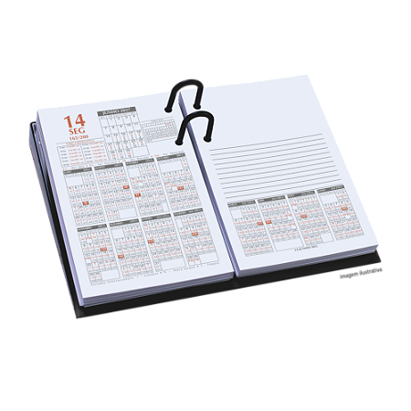Refil Agenda Calendário Financeiro 2027 R360 Redoma