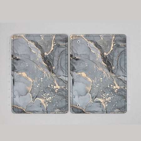 Capa Para Caderno Inteligente Médio Mármore Onyx