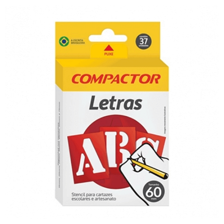 Gabarito Letras Vazadas Abc 60mm Compactor