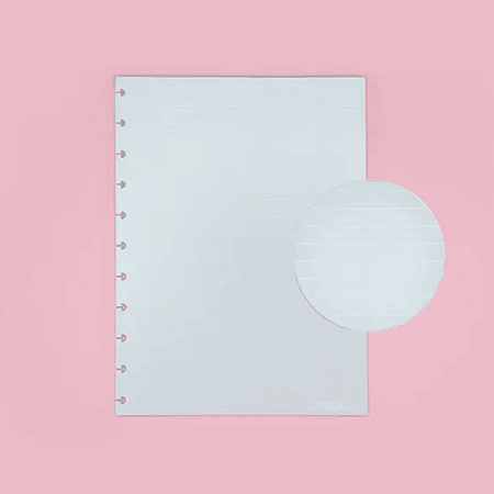 Refil Caderno Inteligente Grande Anotação Inteligente Linha Branca