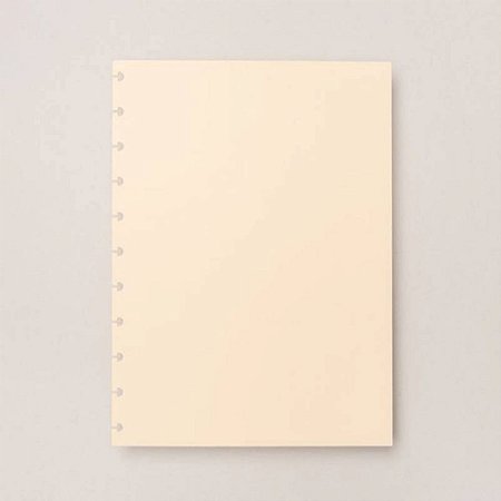 Refil Folhas Tipo Linho Creme Para o Caderno Inteligente Grande