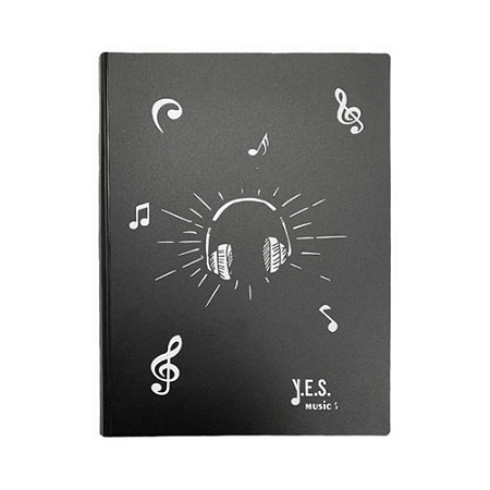 Pasta Catálogo Musica A4 Yes