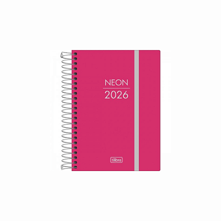 Agenda 2026 Diaria Espiral Neon M4 Tilibra