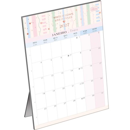 Calendário De Mesa 2027 Soho Tilibra