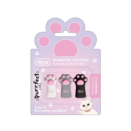 Borracha Ponteira Purrfect Com 3 Tilibra