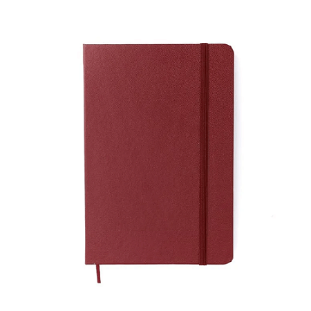 Caderneta Sem Pauta Vermelho Quente Classica 14X21 Cicero