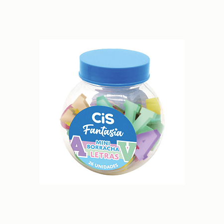 Borracha Mini Fantasia Letras Cis