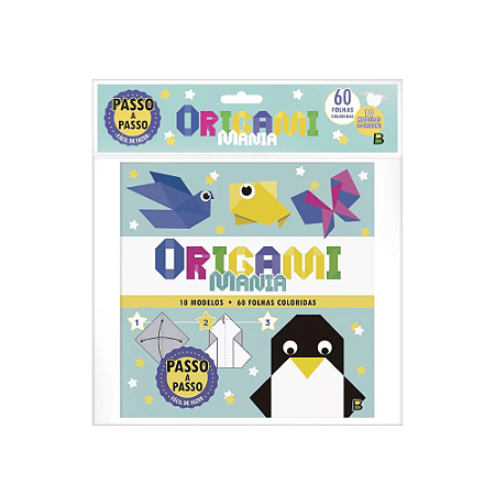 Livro Kit com Folhas Para Origami Todo Livro