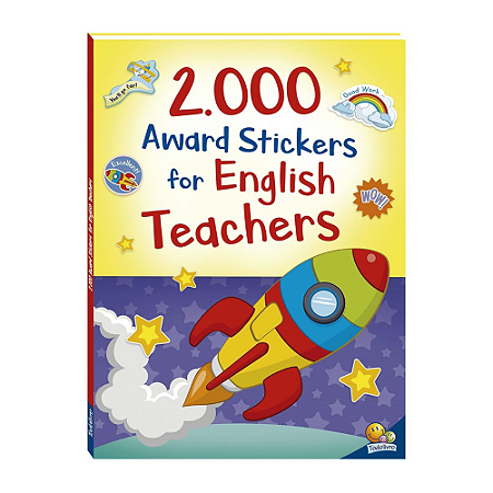 Livro com 2000 Adesivos de Incentivo Para Professor de Ingles Todo Livro
