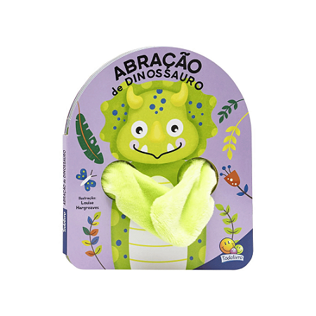 Livro Leitura Dedoche Abraçao de Dinossauro Todo Livro