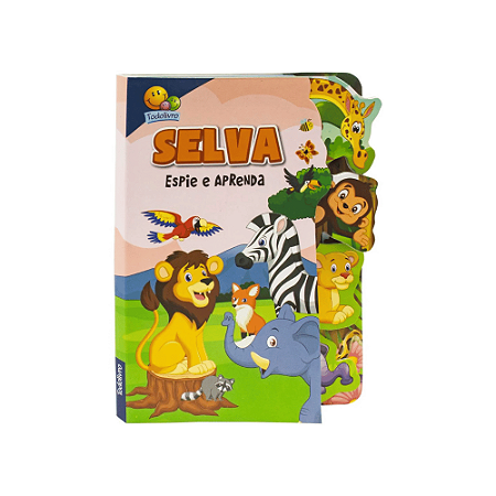 Livro Leitura Espie e Aprenda Selva Todo Livro