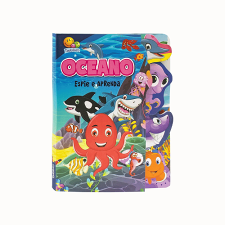 Livro Leitura Espie e Aprenda Oceano Todo Livro