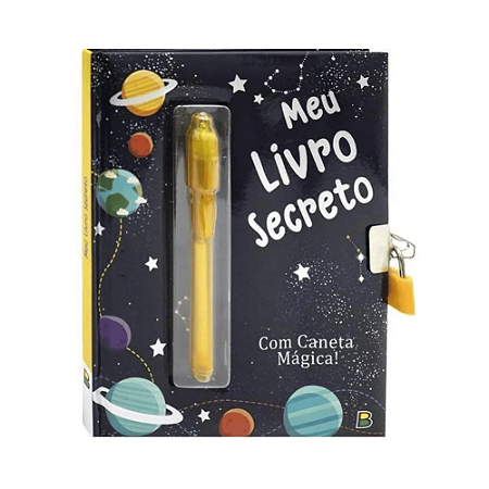 Diario Meu Livro Secreto Com Caneta Magica Todo Livro