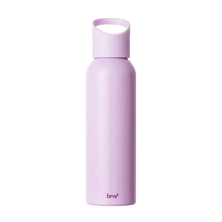 Garrafa Aluminio 600ml Lilas Brw