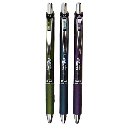 Caneta Energel Retratil Black Colors 0.5 Pentel Avulsa