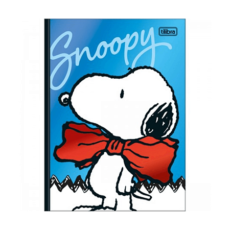 Caderno Colegial Costurado Snoopy Tilibra