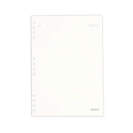 Refil Caderno Organizador Offset Pautado 17X24 Cicero