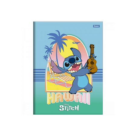 Caderno 1/4 Brochura Stitch Foroni