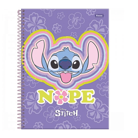 Caderno Universitario 10 Materias Stitch Foroni
