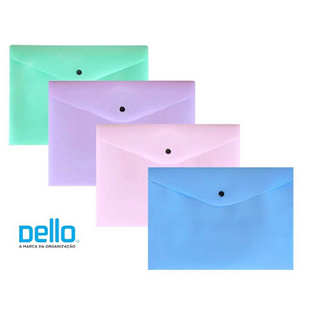 Pasta Envelope Com Botão A4 Serena Dello