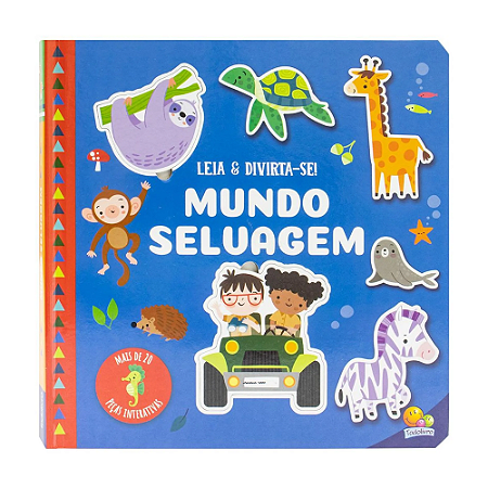 Livro Leia e Divirta-se Mundo Selvagem Todo Livro