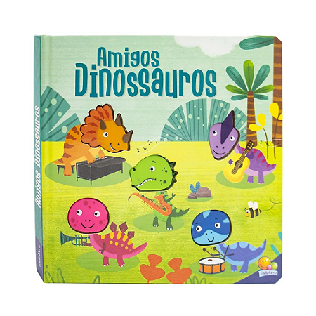 Livro Sonoro Amigos Barulhentos Dinossauros Todo Livro