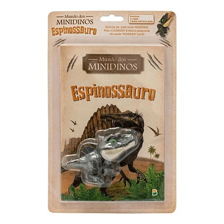 Livro Mundo dos MINIDINOS Espinossauro