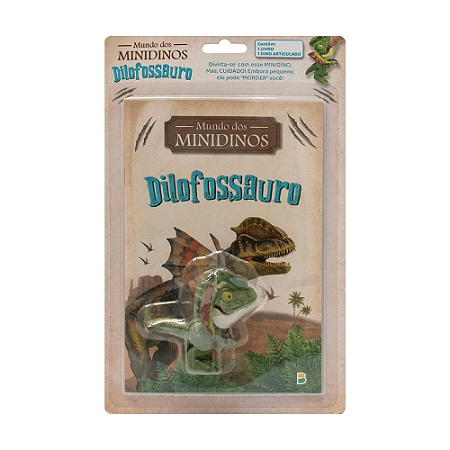 Livro Mundo dos MINIDINOS Dilofossauro
