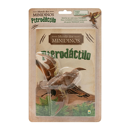 Livro Mundo dos MINIDINOS Pterodáctilo