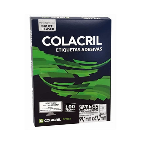 Etiqueta Adesiva CA4365 100f Colacril