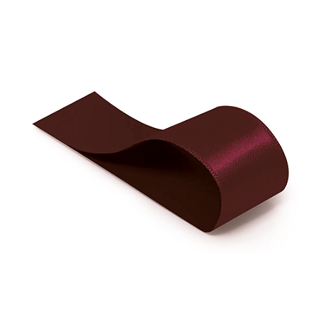 Fita Cetim Bordo 38mm Cromus