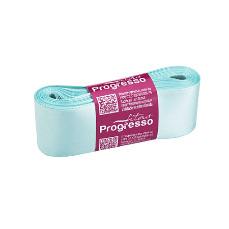 Fita Cetim Azul Tiffany 38mm Progresso