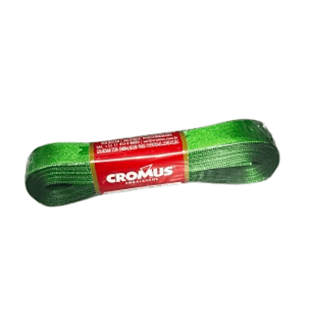 Fita Cetim Verde Bandeira 15mm Cromus