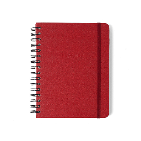 Planner Permanente Wire-o Clássico A5 Vermelho Quente Cicero