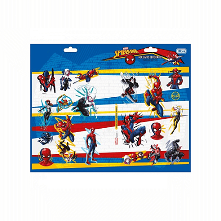 Adesivo Decorado Duplo Spider Man G Tilibra