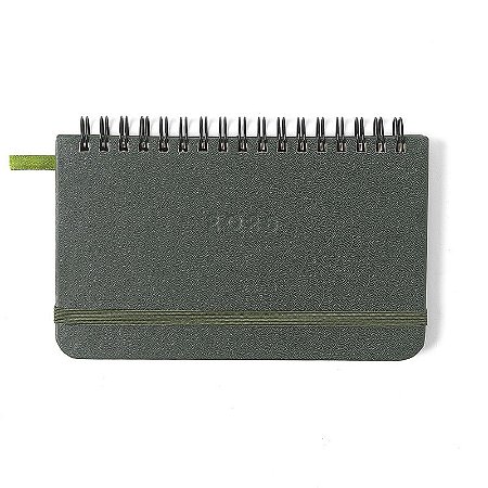 Agenda Planner Wire-o 2026 Classica Semanal Office 15,5x9 Verde Oliva Cicero