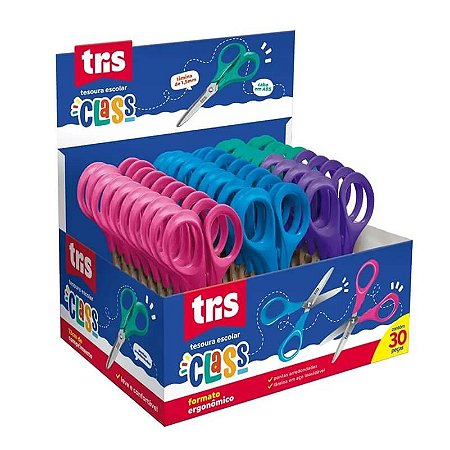 Tesoura Escolar Class 13cm Tris