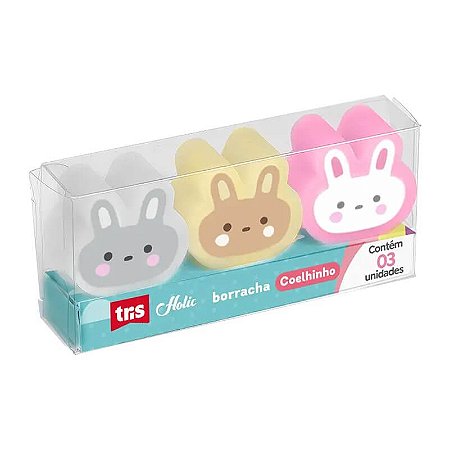 Borracha Coelhinho Holic Fofurices Tris