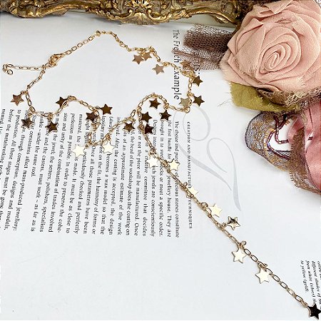 Colar Stars Dourado