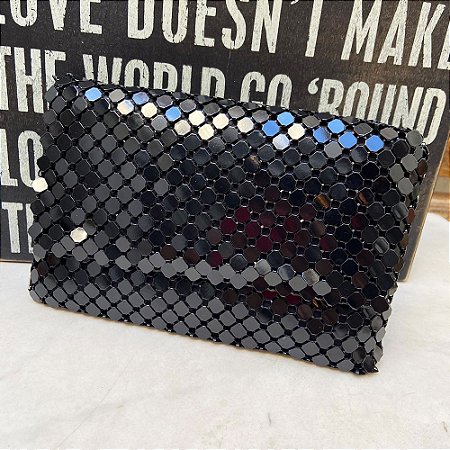 Bolsa Moedas Preta