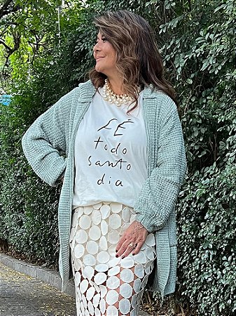 Casaco Capuz Tricot Menta