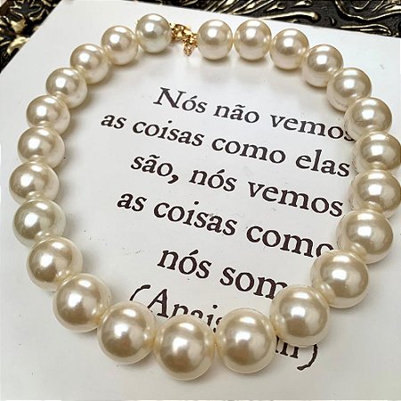 Colar Fio Pérolas