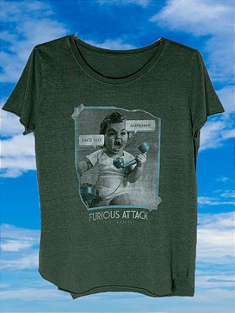 T-Shirt Furious Attack Verde