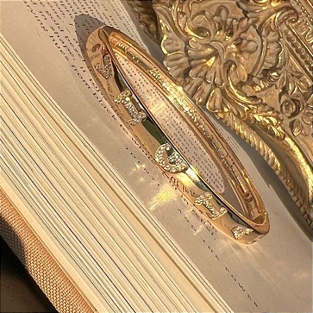 Bracelete Orai Vigiai Dourado